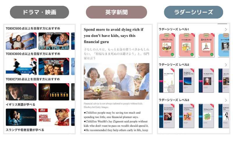 abceedの学習コンテンツ